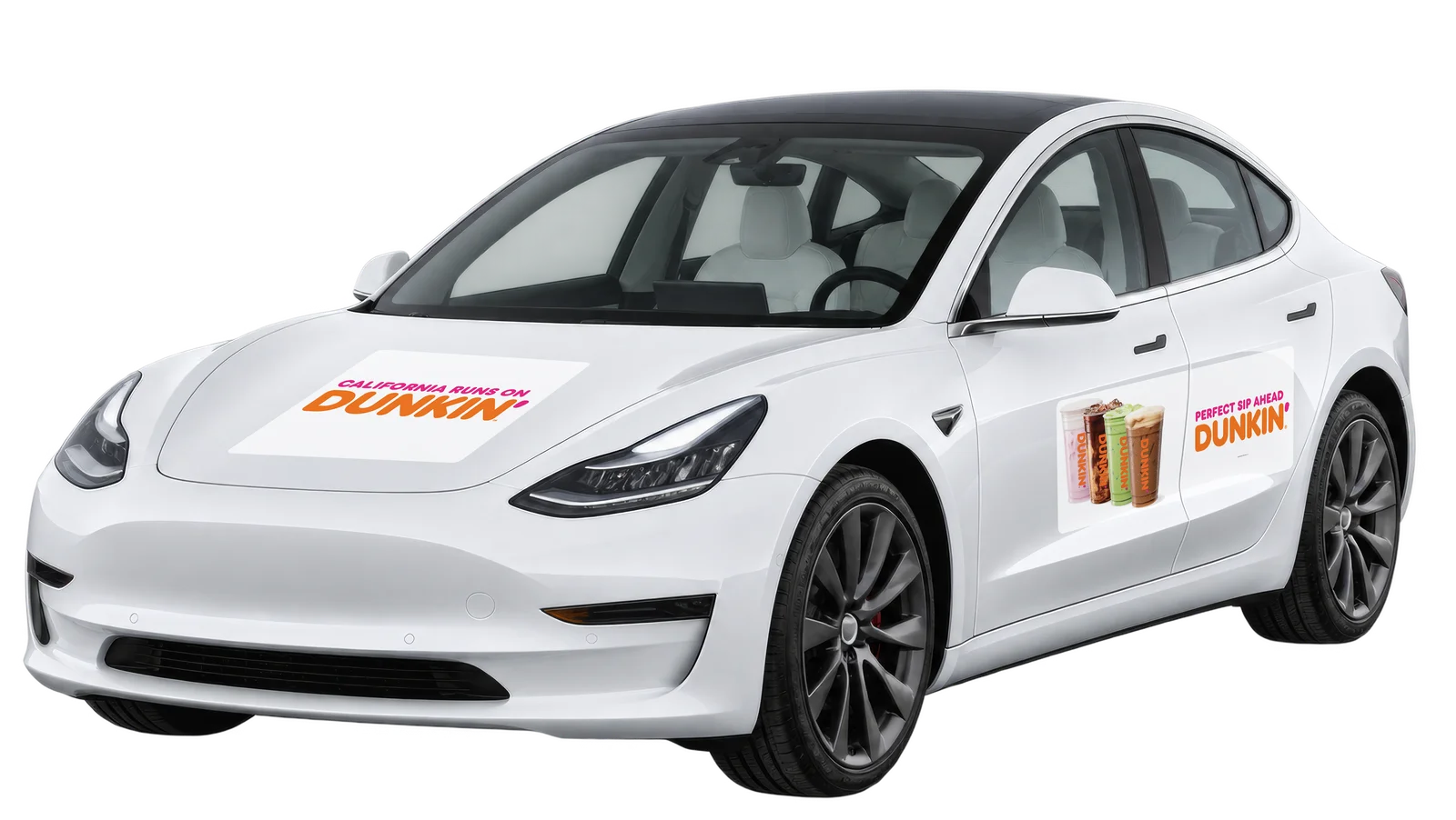 Dunkin' campaign car