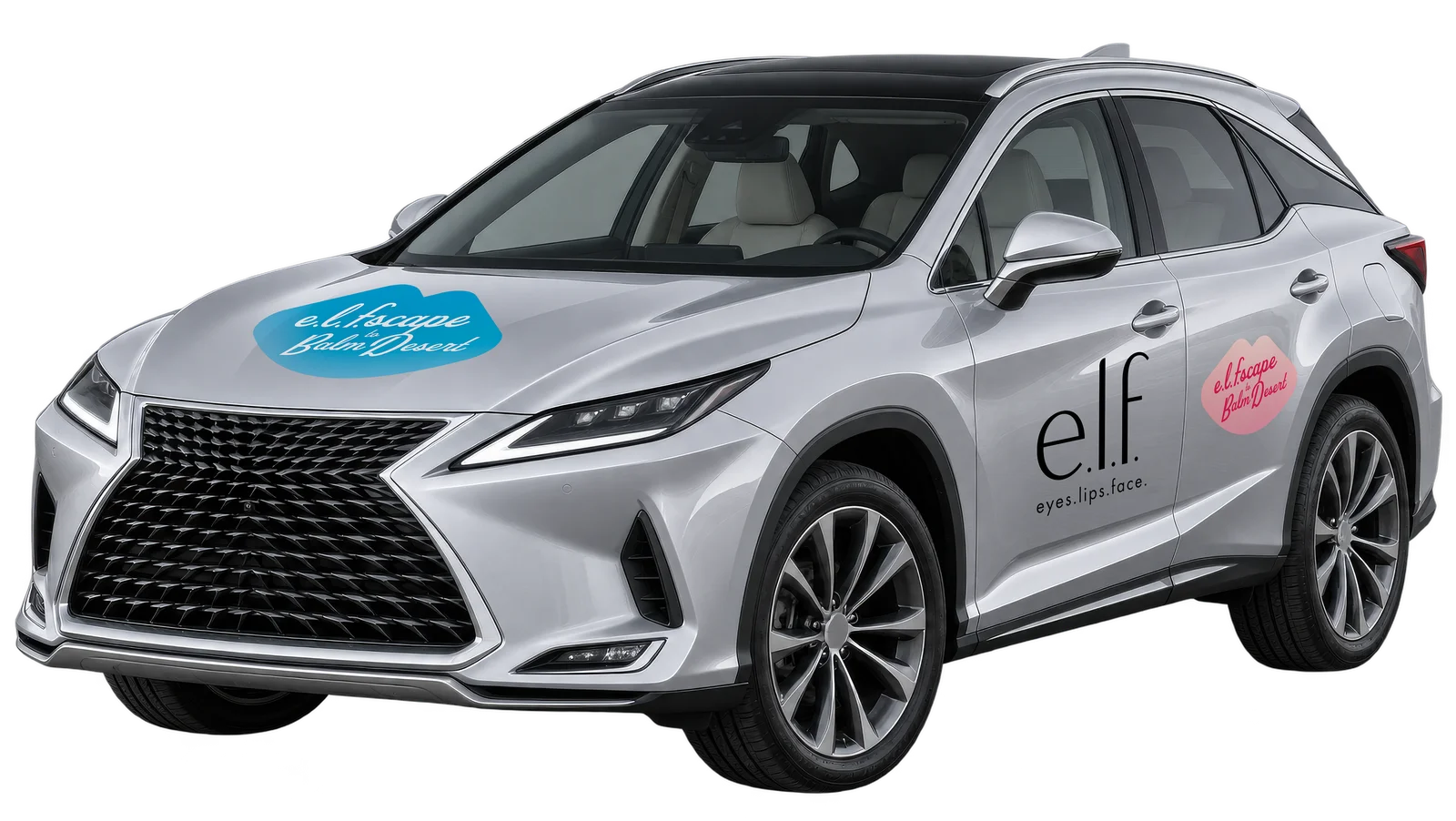 e.l.f. Beauty campaign car
