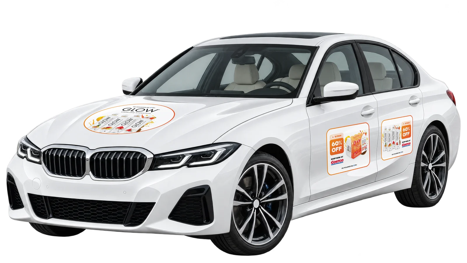 Glow Recipe campaign car